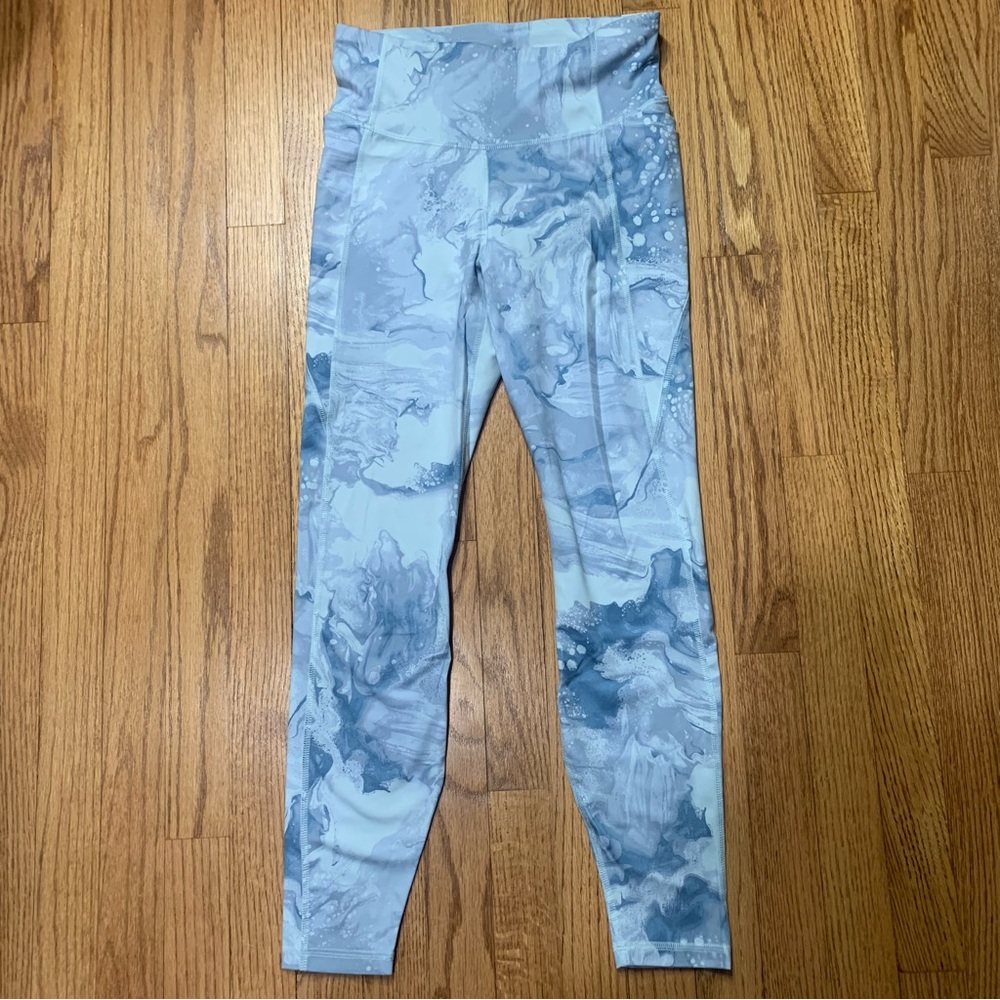 All In Motion High-Rise Full Length Leggings - Blue Marble - Small